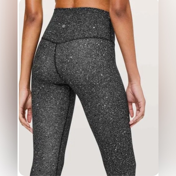 lululemon athletica Pants - Lululemon Luminesce Splatter Ice Grey Align Leggings